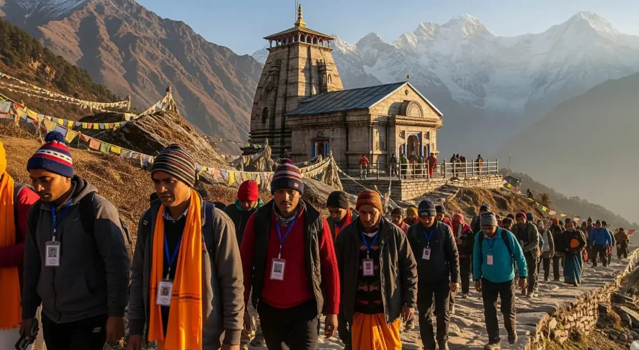 Temple Service - Devotees at Temple